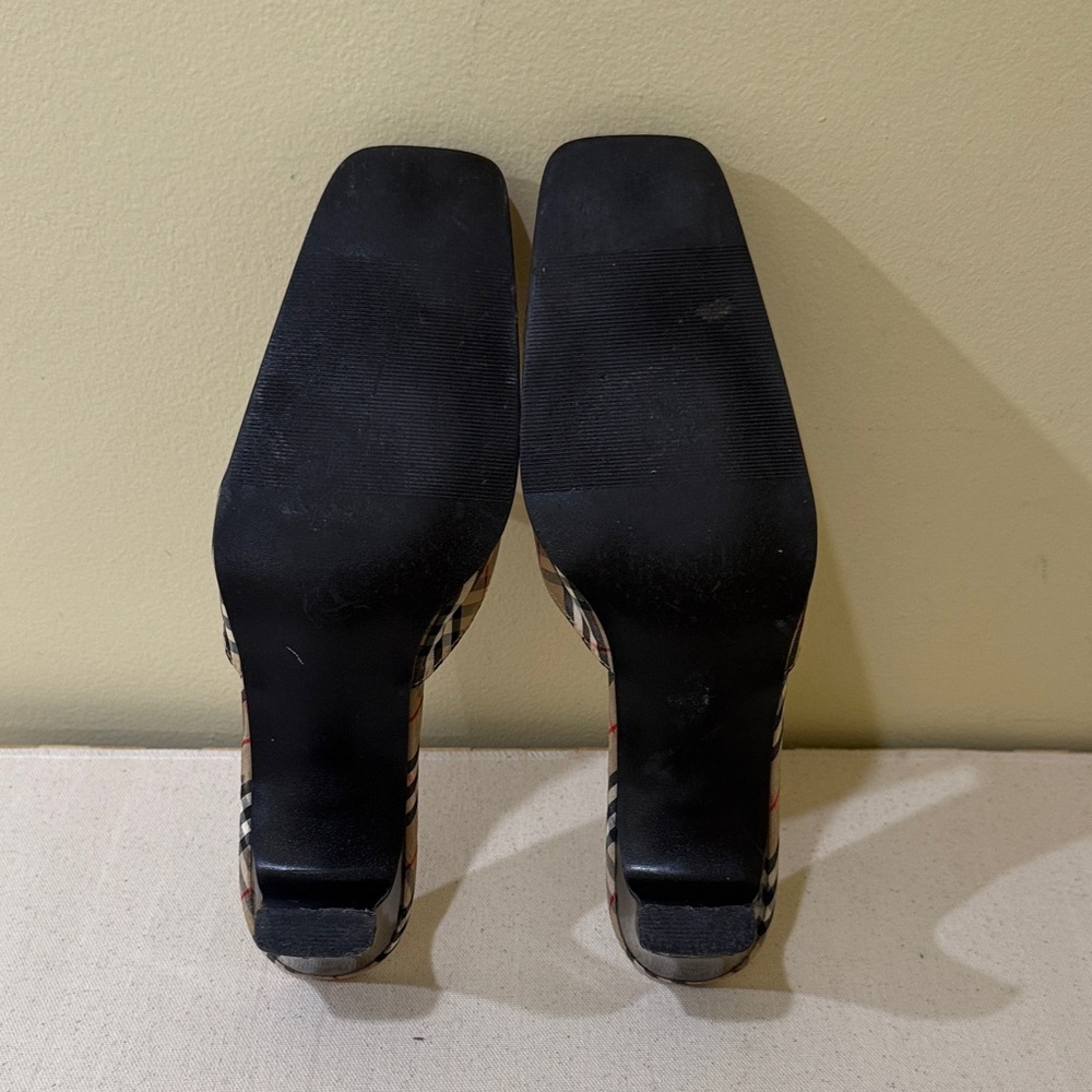 NFINITY Vintage Plaid Women's Mules Size 9.5 M | 2.5”-3” Heels - Picture 11 of 12